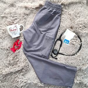 Figs Women's Graphite Yola High Waisted Petite Skinny Scrub Pants - S